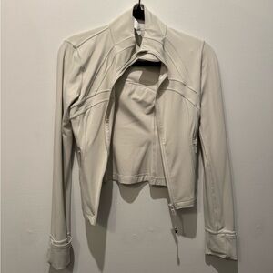lululemon athletica Cream Define Cropped Jacket